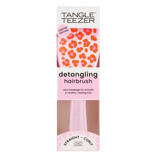 Tangle Teezer The Ultimate Detangler Βούρτσα Μαλλιών Vibrant Leopard Ροζ Λεοπάρ 1 Τεμάχιο