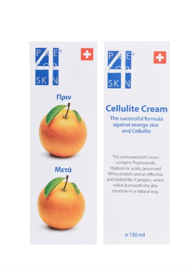 Pre For Skin Cellulite Cream, Κρέμα Κυτταρίτιδας 150ml