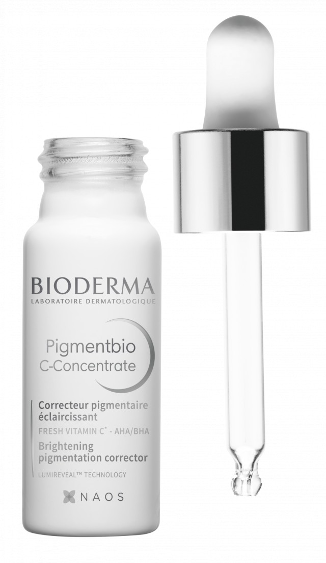 Bioderma Pigmentbio C-Concentrate Serum Ενεργή Βιταμίνης C για Έντονη Διόρθωση των Σημαδιών Υπερμελάγχρωσης 15ml