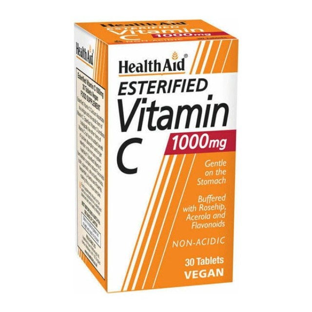 Health Aid Esterified Vitamin C 1000mg με Μορφή Ασκορβικού Ασβεστίου 30tabs