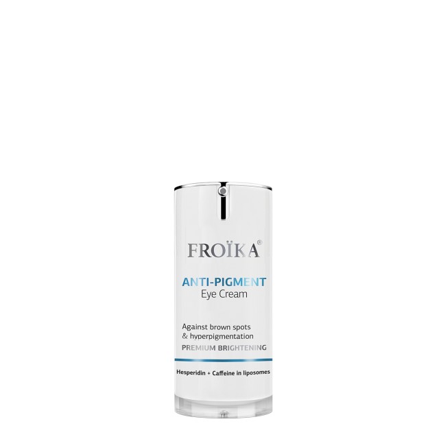 Froika Anti-Pigment Eye Cream, Κρέμα Ματιών κατά των Καφέ Κηλίδων & της Υπερμελάγχρωσης 15ml