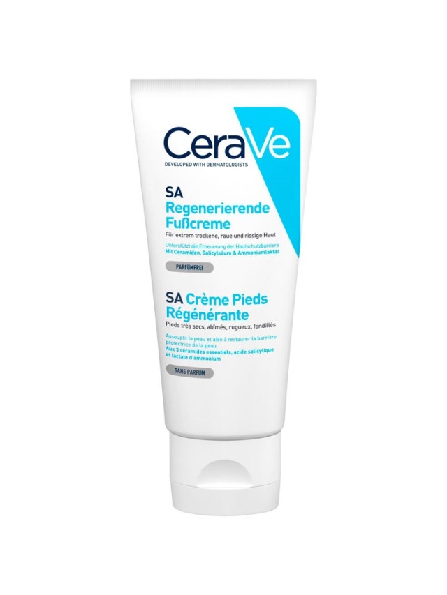 CeraVe SA Renewing Foot Cream, Αναπλαστική Κρέμα Ποδιών 88ml
