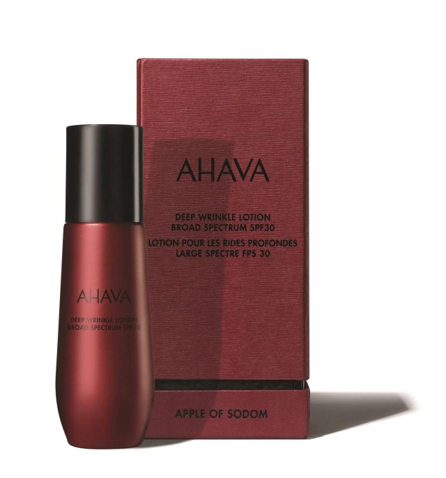 Ahava Apple Of Sodom Deep Wrinkle Lotion Broad Spectrum SPF30, Λοσιόν με Αντιγηραντική Δράση Για Λείανση των Ρυτίδων 50ml