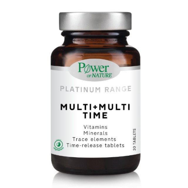 Power of Nature Platinum Range Multi+ Multi Time Πολυβιταμίνη 30tabs