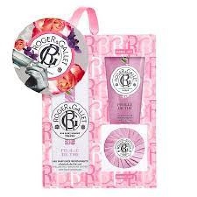 Roger & Gallet Promo Feuille De The Fragrant Water Άρωμα με Μαύρο Τσάι 100ml & Feuille De The Soap Αρωματικό Σαπούνι 50gr & Feuille De The Shower Gel Αφροντούς 50ml
