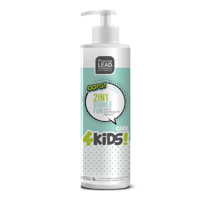 Pharmalead 4Kids Bubble Fun 2 σε 1 Παιδικό Αφρόλουτρο & Σαμπουάν 500ml