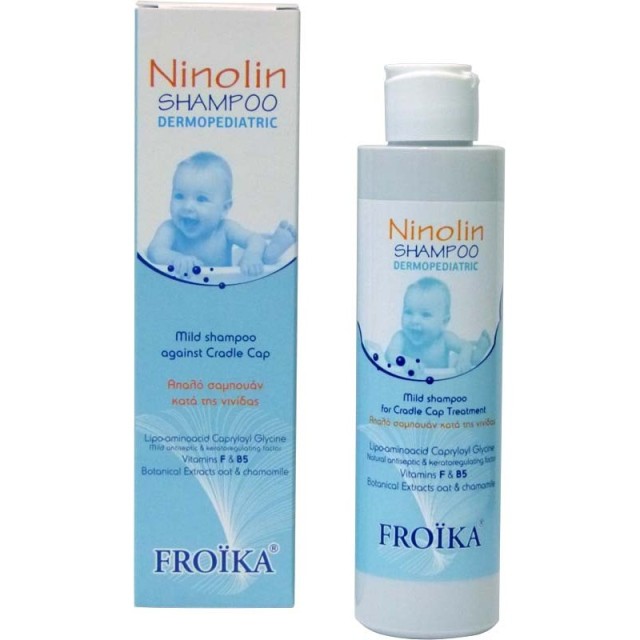 Froika Ninolin Shampoo, Απαλό Σαμπουάν κατά της Νινίδας των Βρεφών 125ml