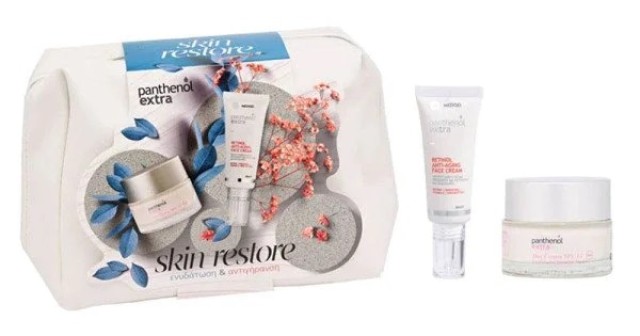 Panthenol Extra Promo Skin Restore Ενυδατική Κρέμα Ημέρας Spf15 50ml & Αντιρυτιδική Κρέμα Προσώπου Ρετινόλη 30ml
