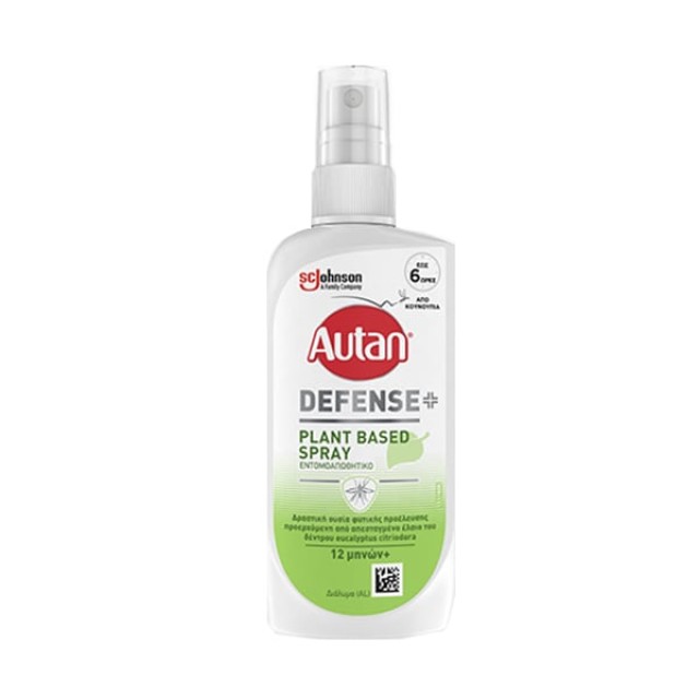  Autan Defense Plant-Based Spray Εντομοαπωθητικό Spray 100ml