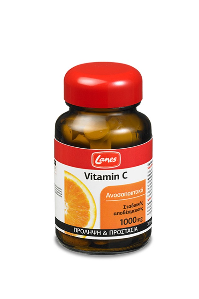 Lanes Vitamin C 1000mg Συμπλήρωμα Διατροφής 30tabs