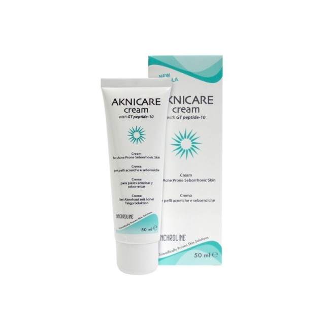 Synchroline Aknicare Σμηγματορρυθμιστική & Ενυδατική Κρέμα Προσώπου 50ml
