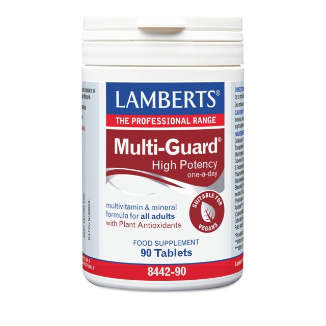 Lamberts Multi -Guard High Strength, Πολυβιταμινούχος Φόρμουλα 90 Ταμπλέτες