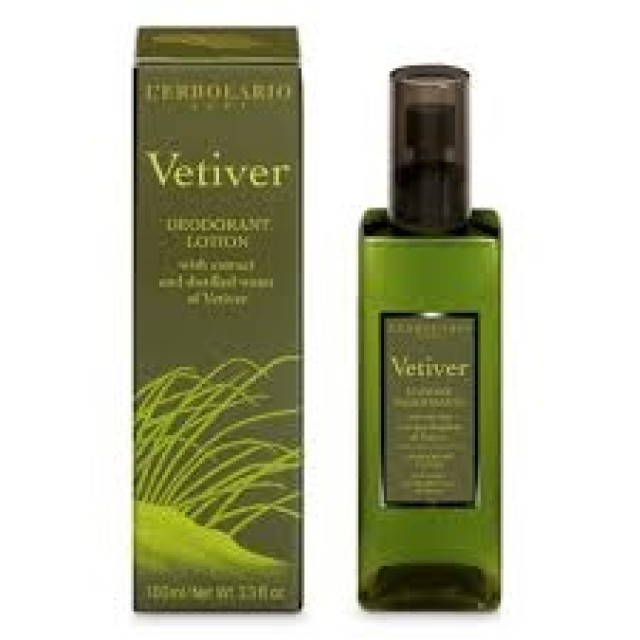 LErbolario Vetiver Deodorant Lotion Αποσμητική Λοσιόν Για Άντρες 100ml