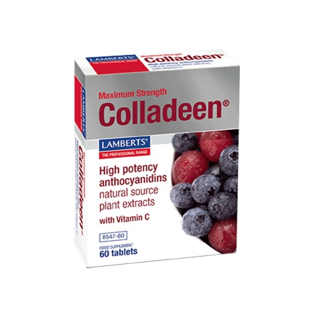 Lamberts Colladeen Maximum Strength, Σκεύασμα Υψηλής Περιεκτικότητας σε Ανθοκυανιδίνες 60 Tabs