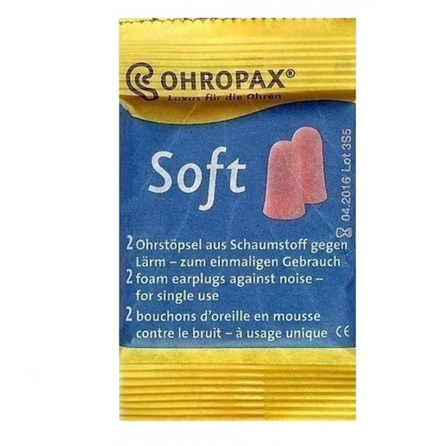 Ohropax Soft Αφρώδεις Ωτοασπίδες 2τμχ