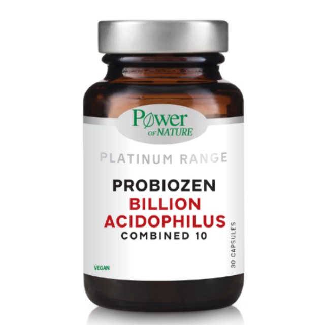 Power Health Platinum Range Probiozen Billion Acidophilus Combined 10 Προβιοτικά 20mg 30 κάψουλες