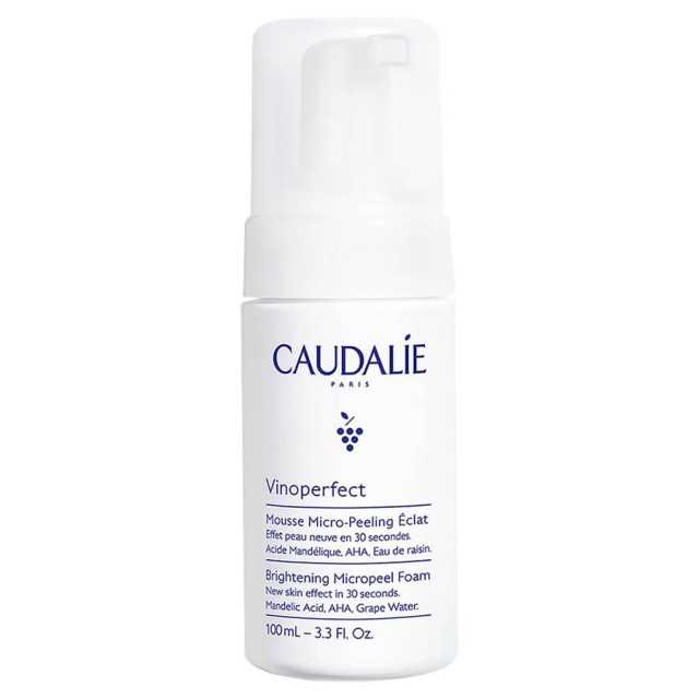 Caudalie Vinoperfect Brightening Micropeel Foam, Αφρός Καθαρισμού Προσώπου 100ml