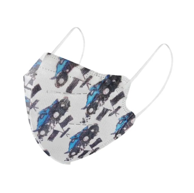 Famex Mask Kids Μάσκα για Παιδιά FFP2 Σχέδιο Rally 10 Τεμάχια