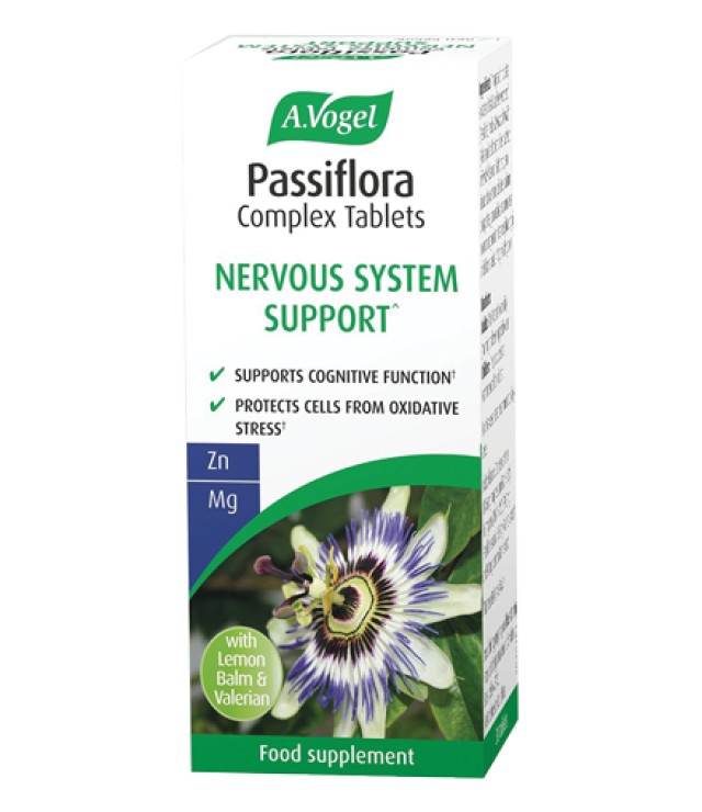 A.Vogel Passiflora Complex Tablets Φυτική Σύνθεση για την Ενίσχυση του Αισθήματος Ηρεμίας 30 Ταμπλέτες