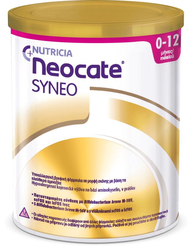 Nutricia Neocate Syneo, Υποαλλεργική Βρεφική Φόρμουλα σε Μορφή Σκόνης 0-12 μηνών 400gr