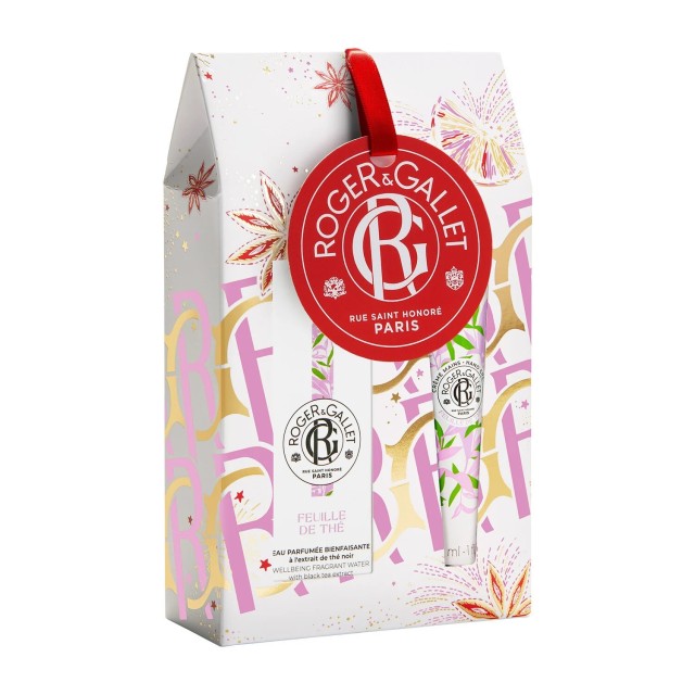 Roger & Gallet Promo Eau Parfumée Bienfaisante Feuιlle De The Άρωμα 30ml & ΔΩΡΟ Hand Cream, Κρέμα Χεριών 30ml