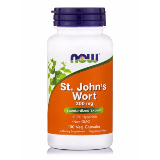 Now Foods St. Johns Wort Extract 300mg, Συμπλήρωμα Διατροφής 100 Φυτικές Κάψουλες