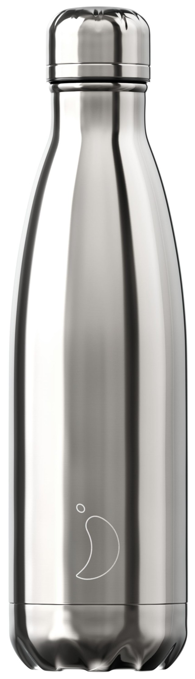Chillys Μπουκάλι Θερμός 500ml, Chrome Edition Silver