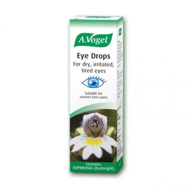 A.Vogel Eye Drops Κολλύριο Με Ευφράσια Και Υαλουρονικό Οξύ 10ml