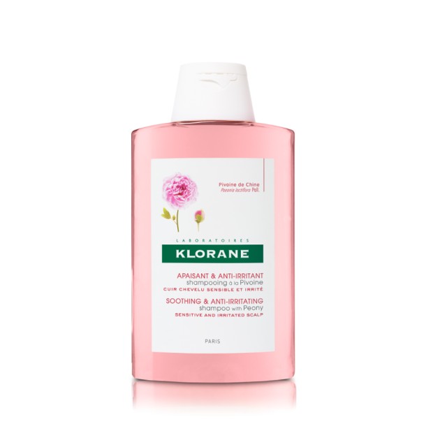 Klorane Pivoine Σαμπουάν για το Ευαίσθητο & Ερεθισμένο Τριχωτό με Παιώνια 200ml
