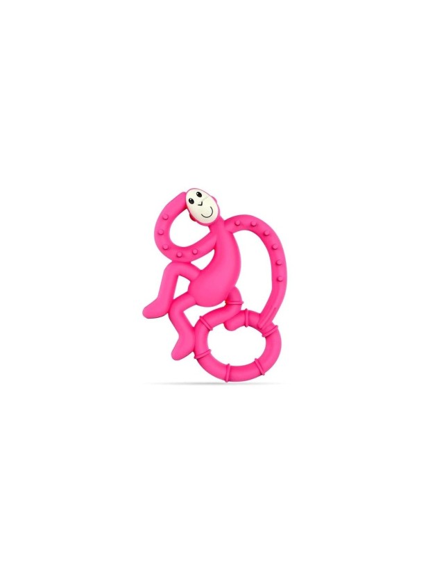 Matchstick Monkey Mini Monkey Teether Pink
