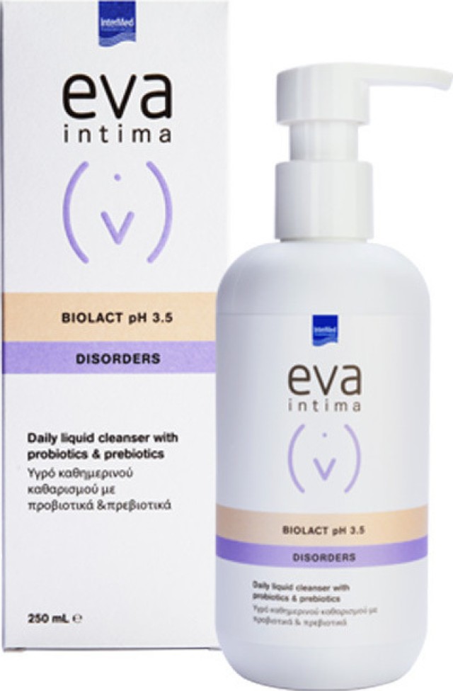 Intermed Eva Biolact Υγρό Καθημερινού Καθημερινού Καθαρισμού με Προβιοτικά & Πρεβιοτικά 250ml