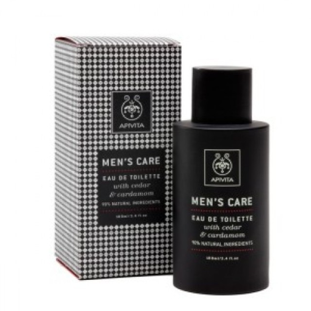 Apivita Mens Care Eau de Toilette, Με Κάρδαμο & Κέδρο 100ml