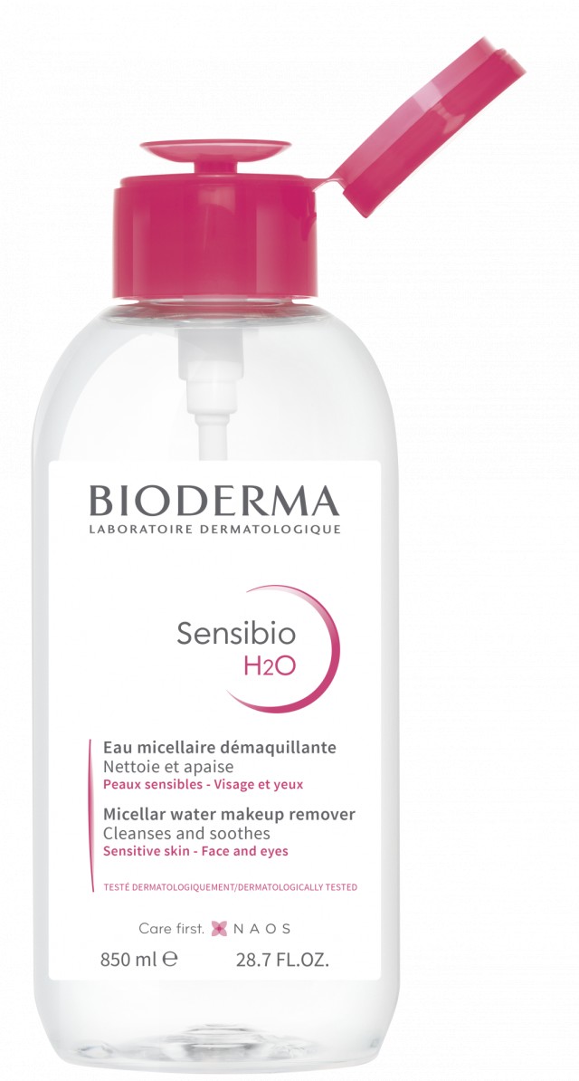 Bioderma Sensibio H2O Νερό Καθαρισμού Micelllaire Καταπραΰνει & Καθαρίζει από Μακιγιάζ & Ρύπους 850ml