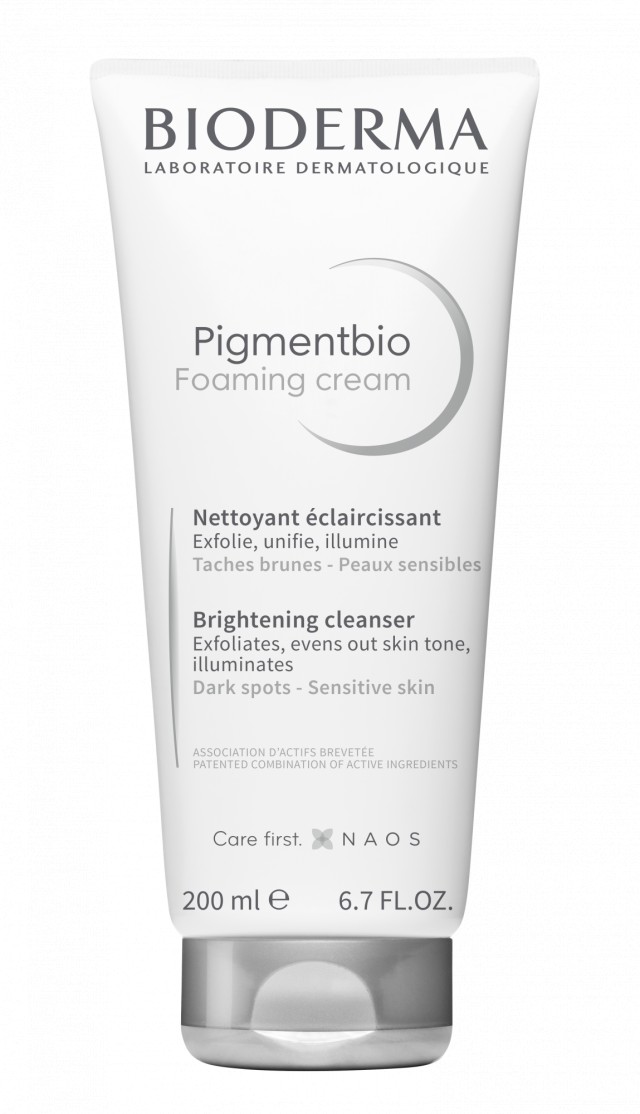 Bioderma Pigmentbio Foaming Cream Απολεπιστική Κρέμα Καθαρισμού για Λαμπερό Δέρμα 200ml