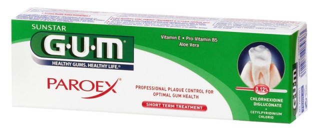 Gum Paroex Gel 0,12% CHX + 0,05% CPC, Τζελ για Βραχεία Θεραπεία των Ούλων 75ml