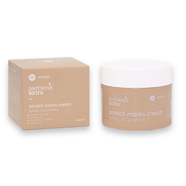 Medisei Panthenol Extra Stretch Marks Cream, Κρέμα Σώματος για Πρόληψη Ραγάδων 140ml 