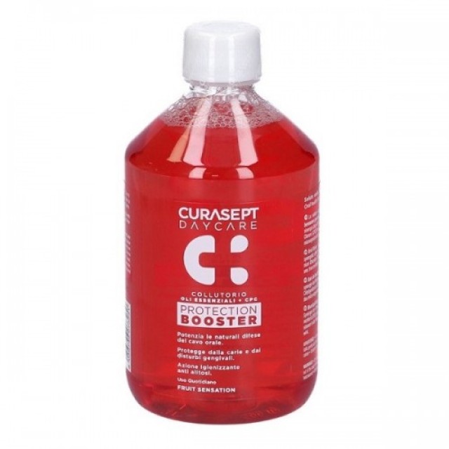 Curasept Daycare Protection Booster Στοματικό Διάλυμα Fruit Sensation Προστασία και Ενδυνάμωση του Σμάλτου των Δοντιών 500ml