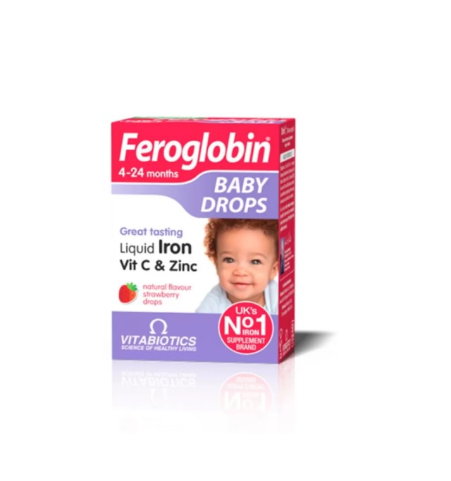 Vitabiotics Feroglobin Baby Drops, Σίδηρος σε Σταγόνες για Βρέφη 30ml