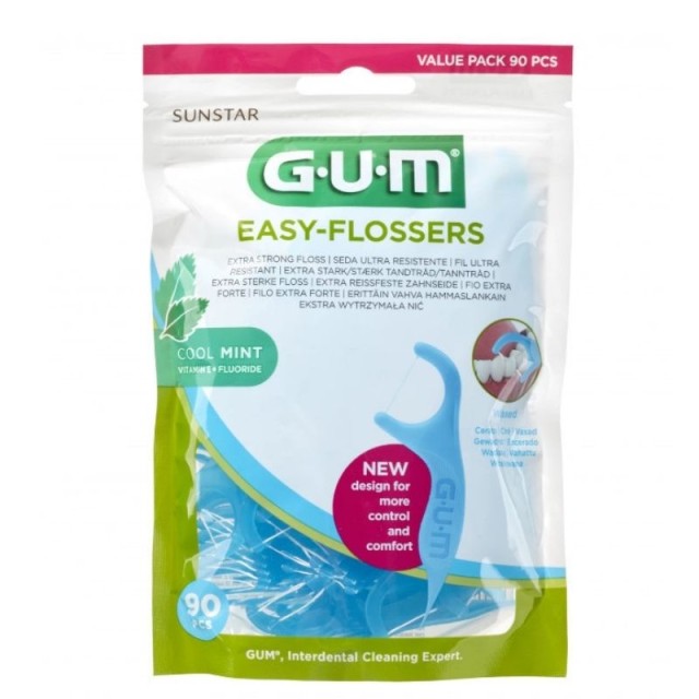 Gum Easy Flossers, Οδοντικό Νήμα 90τμχ