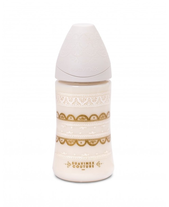 Suavinex Couture Μπιμπερό με Φυσιολογική Θηλή Σιλικόνης 270ml