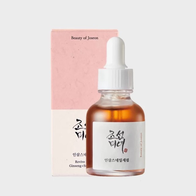 Beauty of Joseon Ginseng + Snail Mucin Ενυδατικό Serum Προσώπου με Έκκριμα Σαλιγκαριού για Σύσφιξη & Αναζωογόνηση 30ml