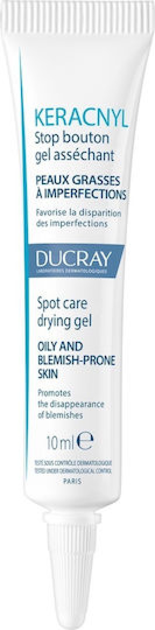 Ducray Keracnyl Stop Bouton, Τοπικό Στικ για Εντατική Φροντίδα για τις Μεμονωμένες Βλάβες 10ml