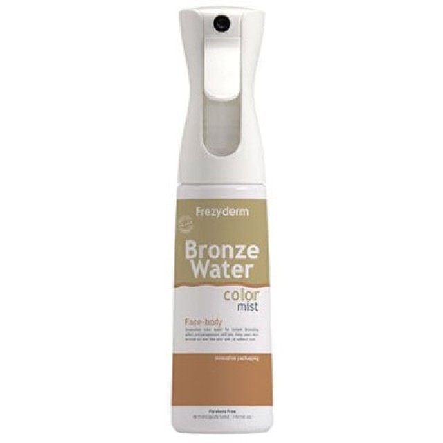 Frezyderm Bronze Water Color Mist, Σπρέι που Χρωματίζει το Πρόσωπο & Σώμα Μπρονζέ, 300ml