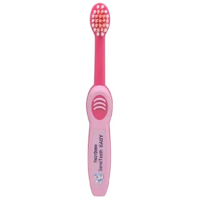 Frezyderm SensiTeeth Toothbrush Soft Baby 6-36m Μαλακή Οδοντόβουρτσα Ροζ 1τεμ