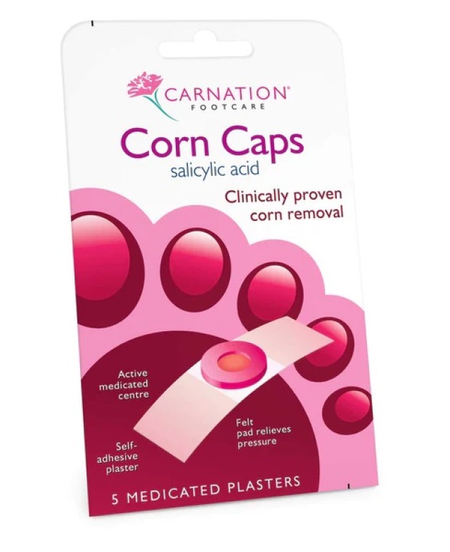 Carnation Corn Caps (Γαρυφαλάκι για τους κάλους), 5 επικάλια