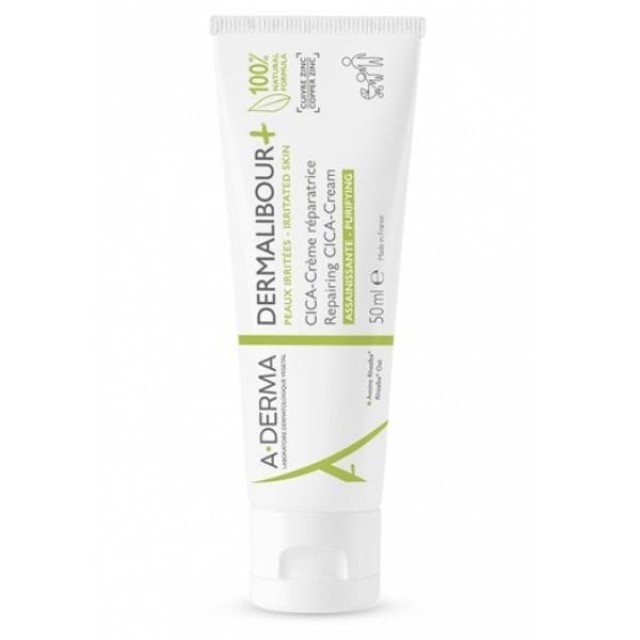 A-Derma Dermalibour+ Cica-Cream Repairing, Επανορθωτική & Εξυγιαντική Κρέμα 50ml