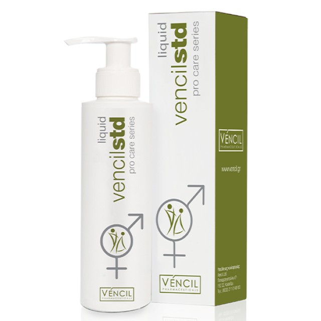 Vencil Vencilstd Liquid Ειδικά Σχεδιασμένο Υγρό Καθαρισμού για την Γεννητική Περιοχή 200ml