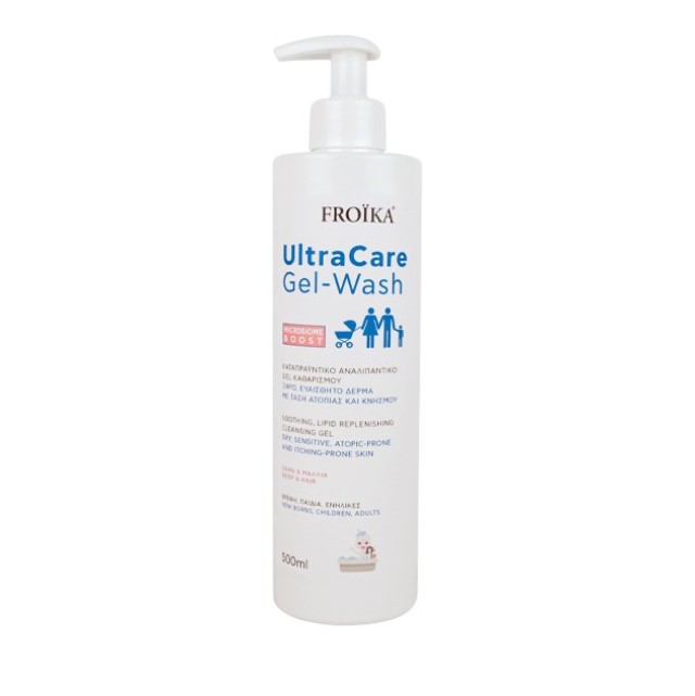 Froika UltraCare Gel-Wash Καταπραϋντικό, Αναλιπαντικό Gel Καθαρισμού 500ml