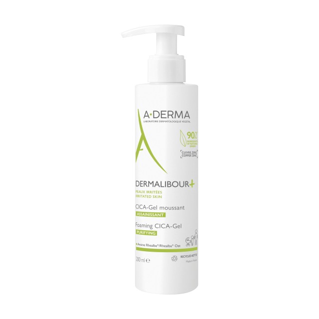 A-Derma Dermalibour+ Foaming CICA-Gel Εξυγιαντικό Gel Καθαρισμού 200ml