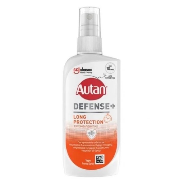  Autan Defense Long Protection Spray Εντομοαπωθητικό σε Μορφή Σπρέι, 100ml